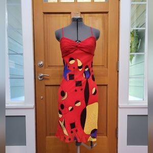 SUE WONG dress size 6 NWT